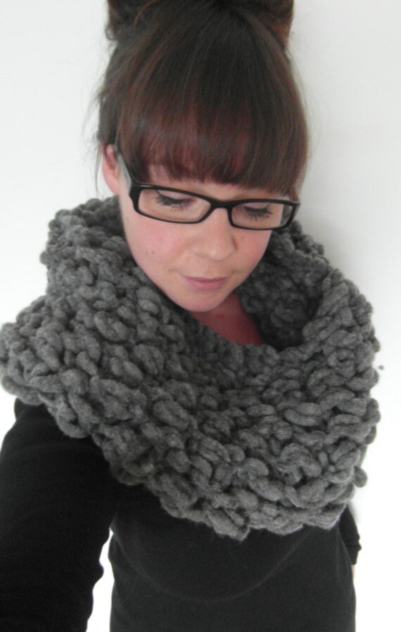Items similar to Super luxurious chunky knit neck warmer on Etsy