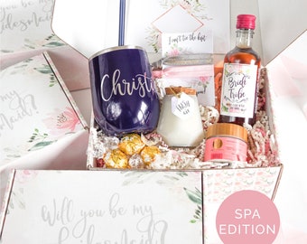 Bridesmaid Proposal, Bridesmaid Box Set, Asking Bridesmaid, Will you be my Bridesmaid Gift, Personalized Bridal Party Gift, Wedding Party