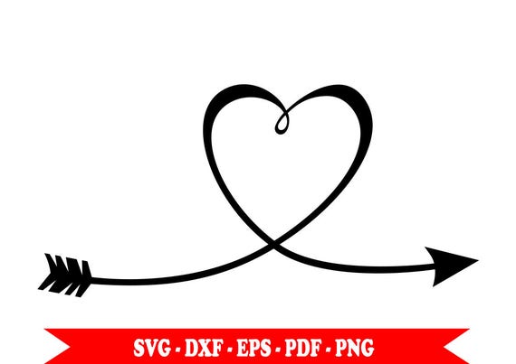 Svg Arrow Svg Heart Arrow Clip Art In Svg Digital Format 8075