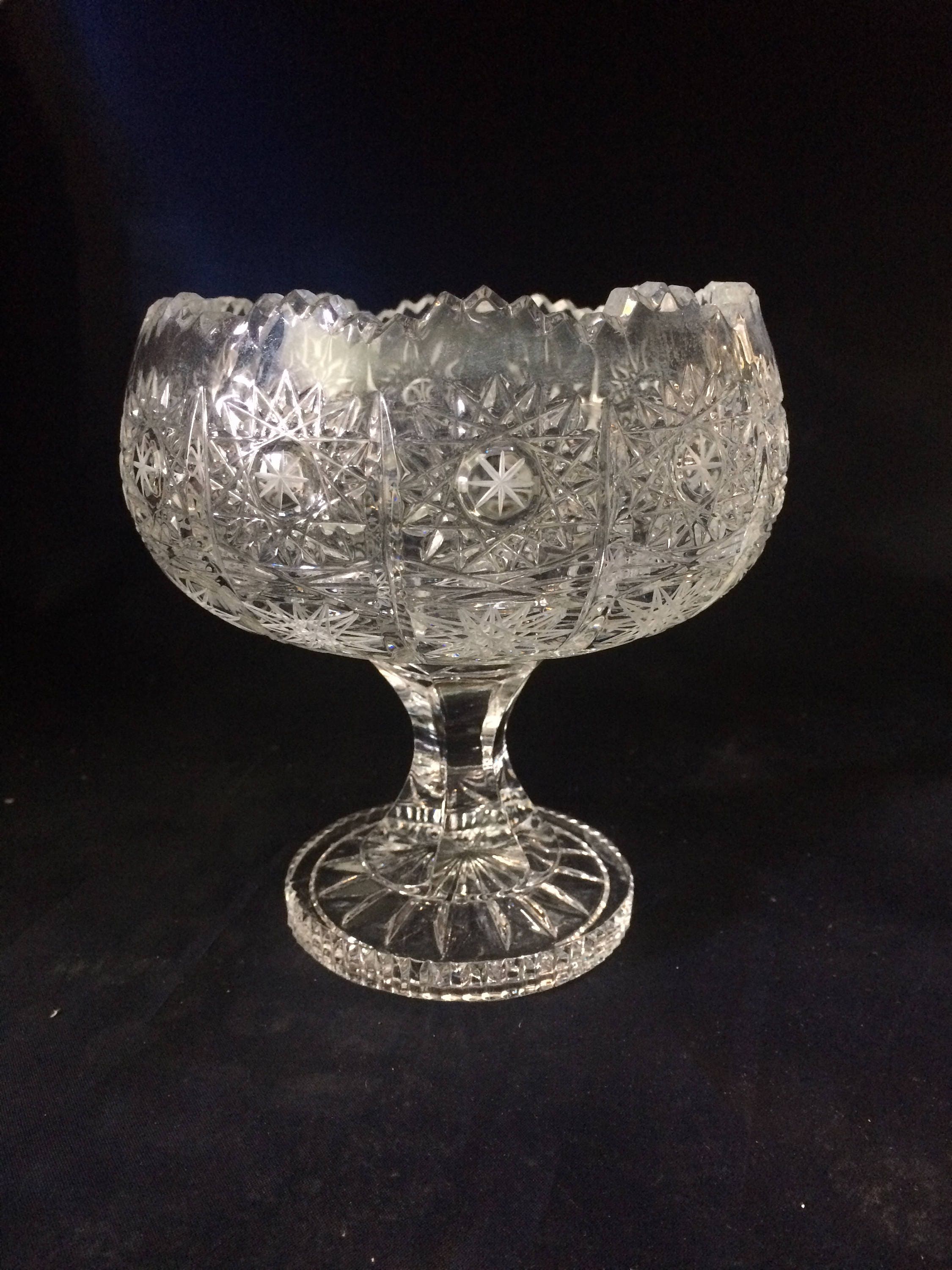 Czech Bohemia Crystal Glass Bowl 13cm