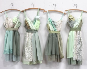 Custom Green Bridesmaids Dresses
