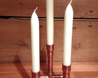 Diamond shaped base candelabra / candle holder