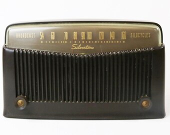 Vtg Rare 1949 1950 Silvertone Tube Radio Model 9005 - For Repair