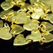 KG-312 Thai Karen Hill Tribes Silver 10 Gold vermeil hammered heart charm