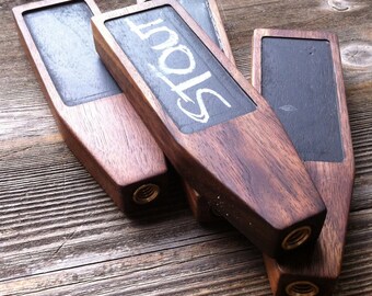 Handcrafted Walnut Tap Handle - Short