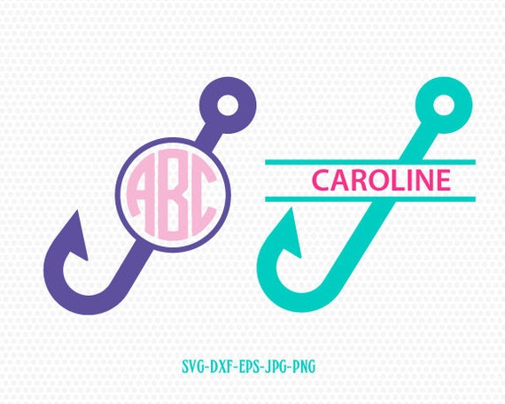 Free Free 56 Fishing Hook Svg Monogram SVG PNG EPS DXF File