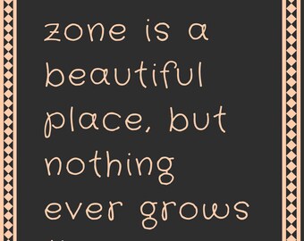 living in your comfort zone