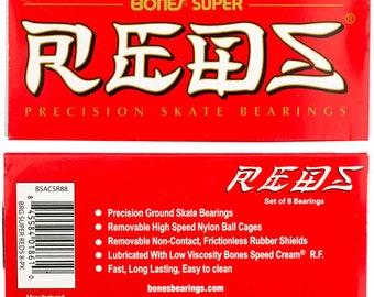 Bones Super Reds - Brand new UNOPENED 8 Pack