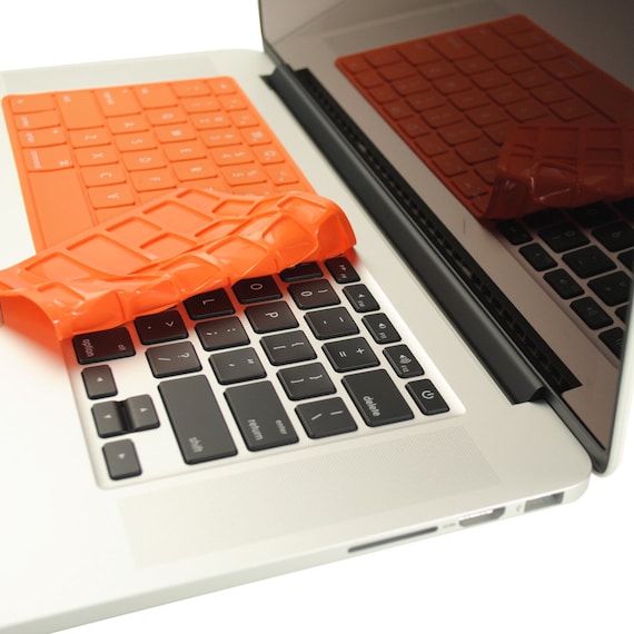 Solid Orange Silicone Keyboard Cover Skin for Older Generation