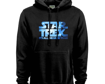 Star Wars / Star Trek Hoodie for Movie fans - funny hood with HD print on a thick hood - 12435