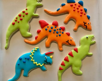Dinosaur Sugar Cookies