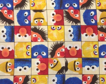 Fabric — Welcome to Sesame Street series from Quilting Treasures (5 Options)