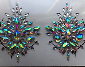 Festival Glitter, Boob body gems Jewels - AKA Glitter Tits - Festival Gems