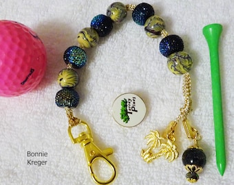 Golf Stroke Counter with Handmade Beads