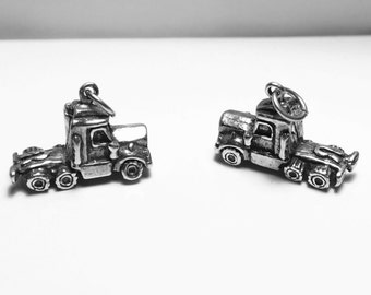 Charm, Semi Tractor Trailer Truck Charm