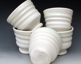 PORCELAIN TEA BOWL - Porcelain Juice Cup - Small Tumbler - Small Dessert Dish