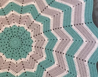 Made to order 12 point star blanket, crochet blanket, star blanket, baby blanket