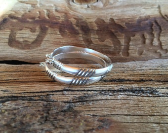 Sterling Silver Hoop Earrings