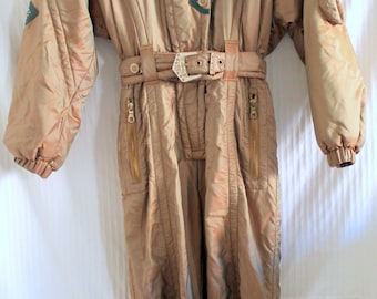 KAELIN-Ski-Suit-Snowboarding-Outdoor-Cold-Weather-VTG-Jumpsuit-Sz-6