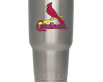 St Louis Cardinals Yeti cup decal for all cups or any phone (HIGH QUALITY) 3 INCHES (we do custom decals too)