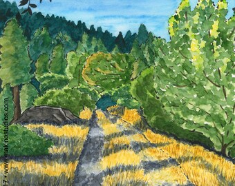 02-120. country road art print