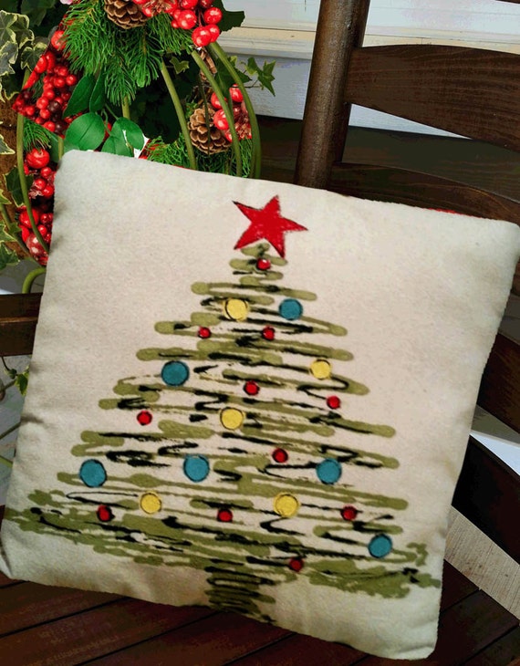 Christmas Tree Pillows Accent Pillows Indoor/Outdoor