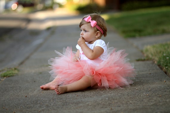 Baby Peach  Tutu  Skirt