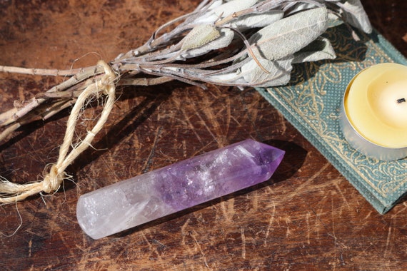 Polished Amethyst Wand 3.6"