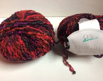 2 balls of Online Linie 103 Allegro yarn destash