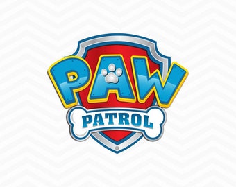 Paw Patrol svg, paw Patrol logo, clip art in digital format svg, EPS, DXF, PNG. For cameo Silhouette, Cricut, cutting file
