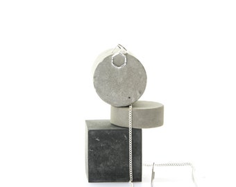 Concrete Still, Jewellery Display Stand Set of 3, No14 Cube Cylinder Photo Prop, modular Geometric Cement Still, photography styling blocks