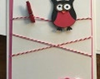 Love Owl Greeting Card