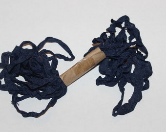 Dark Navy Blue Vintage RIBBON