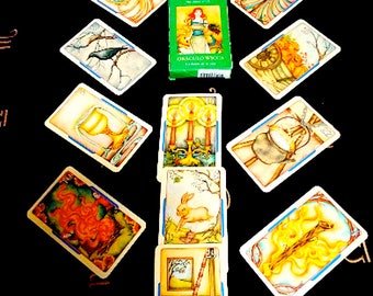 Wiccan Tarot Card Deck (RARE) Tarot Cards, Vintage Tarot Deck, Rare Tarot Deck,Tarot First Edition, Fortune Telling Deck,Vintage Halloween