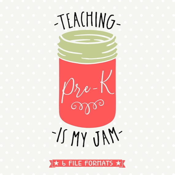 Download Pre K Teacher Back to School SVG file Teaching is my Jam