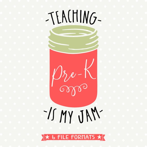 Download Pre K Teacher Back to School SVG file Teaching is my Jam