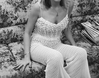 Bridal Jumpsuit, Wedding Jumpsuit,Bride Jumpsuit, White Jumpsuit,Lace Jumpsuit,Bridesmaid dress,Beach Wedding Dress,Boho Wedding dress