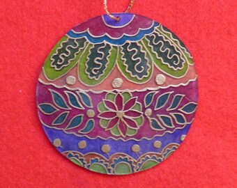 plastic Christmas ball cloisonne crazy for Christmas tree or gift decor
