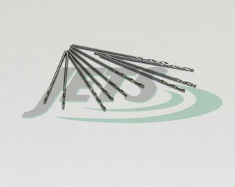 Metric Hss Twist Drills 0.8mm Diameter Jobber Drill Bits Bright A Pack10 Pieces (1E)