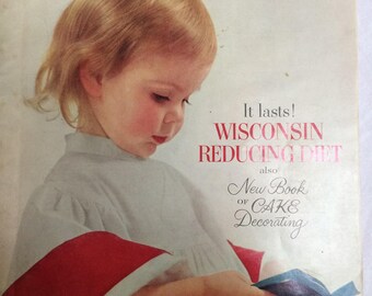 1957 Original Vintage Good Housekeeping Magazine, Mid Century Decor, Fun Ads, Recipes, & Stories