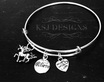 Bulk- 40 Unicorn Charm Bracelets