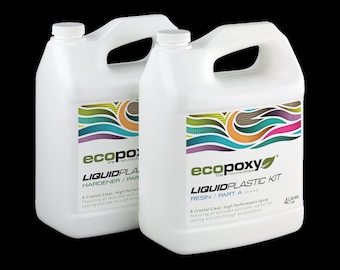 EcoPoxy Liquid Plastic 1L 2L 4L - Safe Epoxy Resin for Artists | Green Eco-Friendly | Environmentally Safe | Resin Artist Recommended