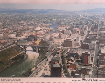 New World's Fair Expo'74 Spokane Washington Postcard, Collectibles Ephemera Collages The Fair and Spokane