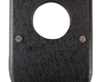 JCs Wildlife Exclusive Recycled Poly Lumber Black Birdhouse Predator Guard