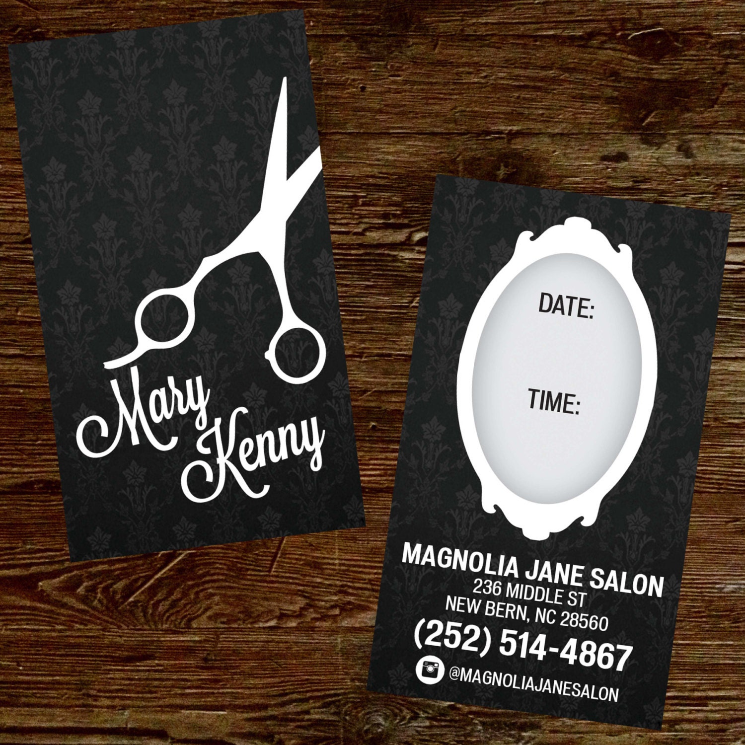 Custom Hair Stylist Business Cards PROFESSIONALLY Printed