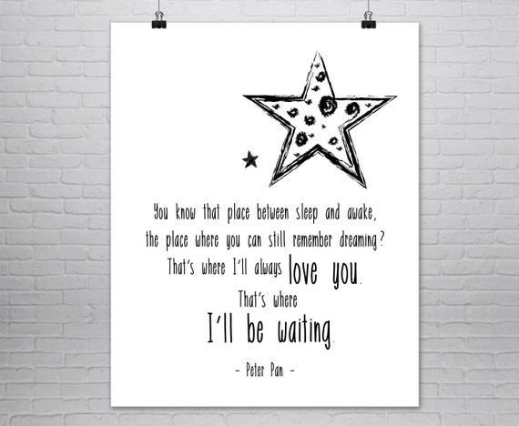 Peter Pan Print Peter Pan Quote Print Childrens Book Quote J M Barrie Quote Childrens Art Peter Pan Poster Nursery Wall Decor Peter Pan Print Peter Pan Quote Print Childrens Book Quote J M Barrie Quote Childrens Art Peter Pan Poster Nursery Wall Decor
