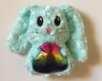 Easter Bunny Plush Stuffy With Floppy Ears, Stuffed Bunny, Easter Bunny, Easter Basket Filler, Easter Gift