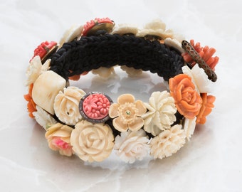 Vintage Mixed Button Bracelet