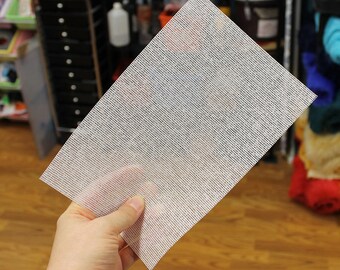 Buckram vision mesh for mascot costumes, fursuits, masks, and more 6'' x 9''