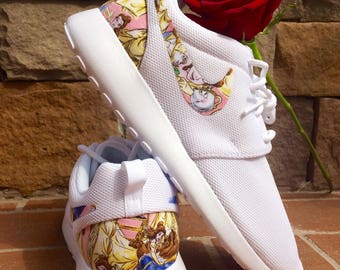 RED Minnie Mouse Custom Nike Roshe Beauty and the Beast custom Nike Roshe